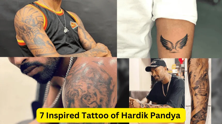 Find out what some of Hardik Pandya's tattoos mean